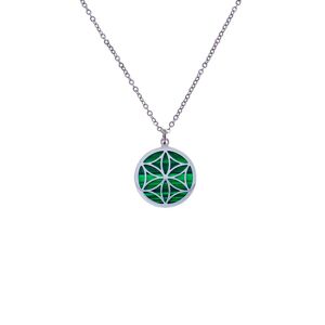 Bijoux Collier Fleur de Vie Malachite - LABISE