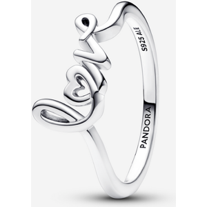 Pandora Bague Love en Lettres Cursives Aucune couleur 58 female