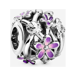 Pandora Charm Marguerite Violette Ajoure Violet one size female