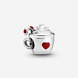 Pandora Charm Cacao et Sucre d'Orge Rouge one size female