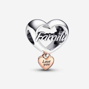 Pandora Charm Cœur de Famille Love You Aucune couleur one size female