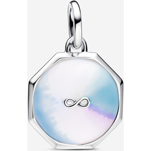 Charm Medaillon Infini Pandora ME Blanc one size female