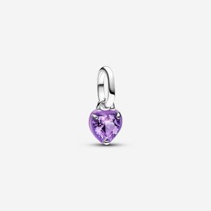 Mini Charm Pendant Cœur Chakra Violet Pandora ME Violet one size female