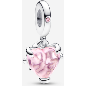 Pandora Charm Pendant Arbre de Vie & Cœur Rose Rose one size female