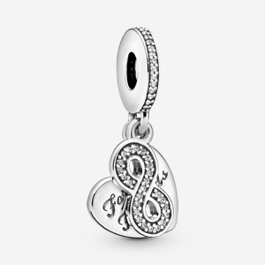 Pandora Charm Pendant Cœur Amis Pour La Vie Incolore one size female