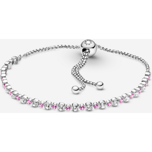 Pandora Bracelet Coulissant Éclat Rose & Incolore Rose 23 cm female