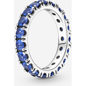 Pandora Bague Éternite Rang Scintillant Bleu 58 female