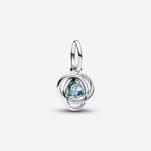 Pandora Charm Pendant Cercle Éternite Bleu Azur Bleu clair one size female