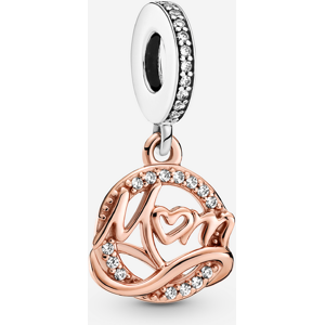 Pandora Charm Pendant Mum (Maman) Bicolore Incolore one size female