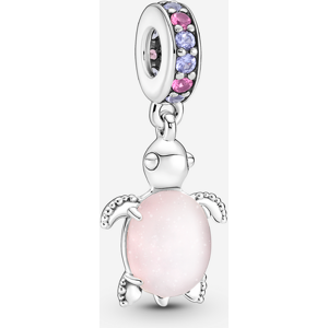 Pandora Charm Pendant Tortue de Mer Rose en Verre de Murano Rose one size female