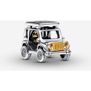 Pandora Charm Voiture Aventure Bicolore Incolore one size female