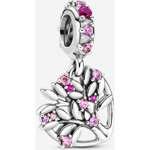 Pandora Charm Pendant Arbre De Vie Cœur Rose Rose one size female