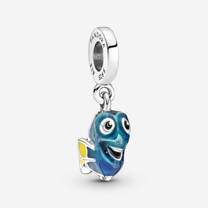 Pandora Charm Pendant Disney Pixar, Le monde de Nemo, Dory Bleu one size female