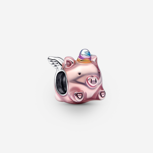 Pandora Charm Cochon Licorne Volant Rose one size female