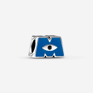 Pandora Charm Disney Pixar Monstres & Cie Logo M Bleu one size female