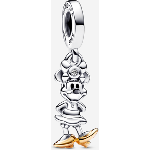 Pandora Charm Pendant Disney 100e anniversaire Minnie avec diamant de synthese Incolore one size female