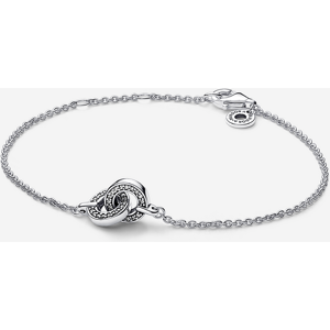 Bracelet Chaîne Entrelace Pave Pandora Signature Incolore 18 cm female