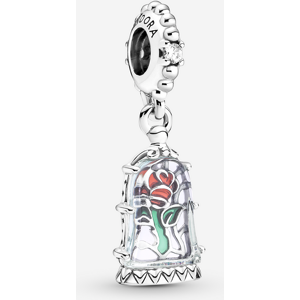 Pandora Charm Pendant Disney La Belle et La Bete Rose Enchantee Multicolore one size female