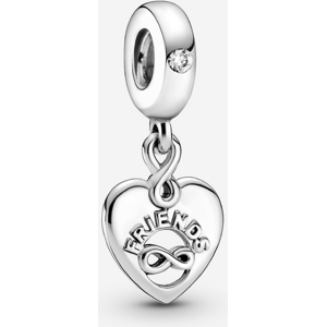 Pandora Charm Pendant Cœur Amis Pour Toujours Incolore one size female