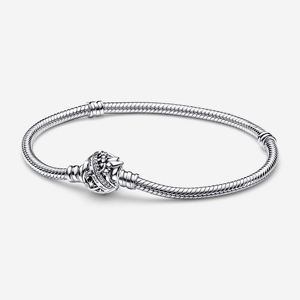 Pandora Bracelet Maille Serpent Fermoir Fee Clochette Moments Disney Incolore 18 cm female