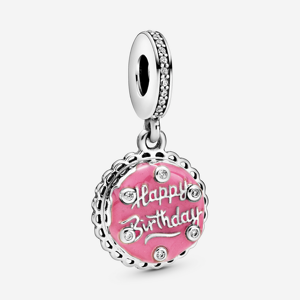 Pandora Charm Pendant Gateau d'Anniversaire Rose Rose one size female