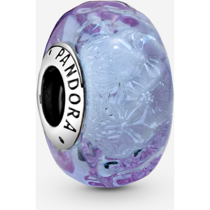 Pandora Charm Lavande en verre de Murano ondule Violet one size female