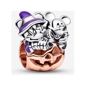 Pandora Charm Disney Citrouille Halloween Mickey et Minnie