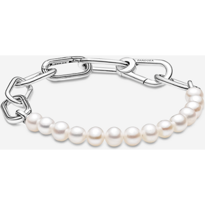 Bracelet Perle de Culture d'Eau Douce Traitee Pandora ME Blanc 17,50 cm female