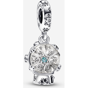 Pandora Charm Pendant Boule a Neige Flocon de Neige Turquoise one size female