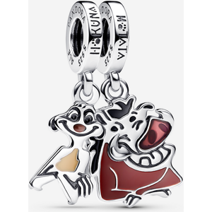 Pandora Charm Pendant Separable Disney Le Roi Lion Timon & Pumbaa Multicolore one size female