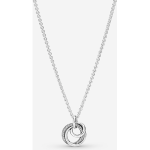 Pandora Collier Pendentif Cercles Ma Famille Pour Toujours