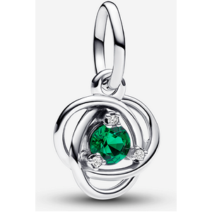 Pandora Charm Pendant Cercle Éternite Vert Vert one size female