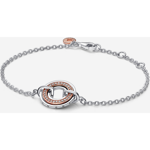 Bracelet Chaîne Pave et Signature Bimatiere Pandora Signature Incolore 16 cm female