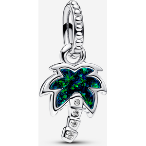 Pandora Charm Pendant Palmier Vert Opalescent