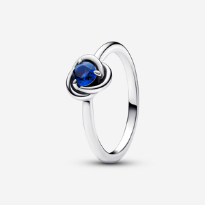 Pandora Bague Cercles de l Éternite Bleue Anniversaire Septembre Bleu 50 female