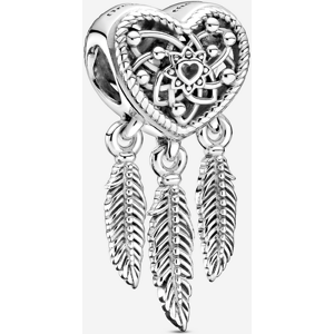 Pandora Charm Attrape-Reves C?ur Ajoure & Trio de Plumes Aucune couleur one size female