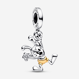 Pandora Charm Pendant Disney 100e anniversaire Oswald avec diamant de synthese Incolore one size female