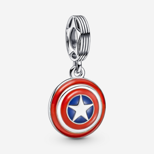 Pandora Charm Pendant Marvel The Avengers Bouclier de Captain America Rouge one size female