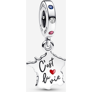 Pandora Charm Pendant Carte de France C est La Vie Multicolore one size female