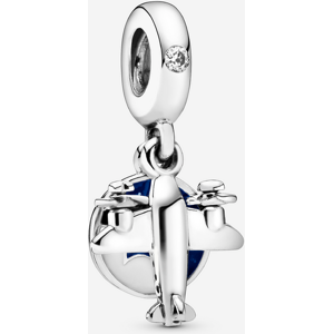 Pandora Charm Pendant Avion a Helice Bleu one size female