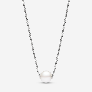 Pandora Collier Perle de Culture d'Eau Douce Traitee Blanc 45 cm female