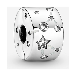 Pandora Charm Clip Étoiles & Galaxie Incolore one size female