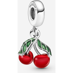 Pandora Charm Pendant Fruit Cerise Asymetrique Rouge one size female