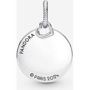 Pandora Charm Pendant Gravable Jeux Olympiques de Paris 2024 Noir one size female