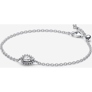 Pandora Bracelet Chaîne Halo Poire Scintillante