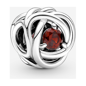 Pandora Charm Cercle Éternite Rouge Rouge one size female