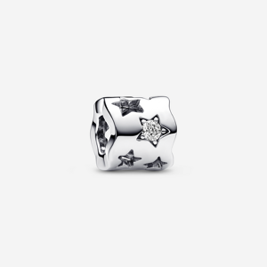 Pandora Charm Étoile Scintillante Ajouree Incolore one size female