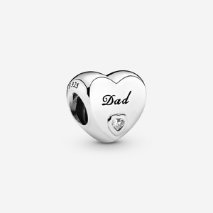 Pandora Charm Cœur Papa Incolore one size female