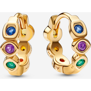 Pandora Boucles d'Oreilles Creoles Marvel The Avengers Gemmes de l'Infini