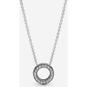 Collier Cercle Pave Signature Pandora Incolore 45 cm female